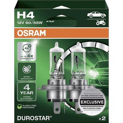 Scheinwerferlampe H4 Durostar 2.0 2 Stück - Osram
