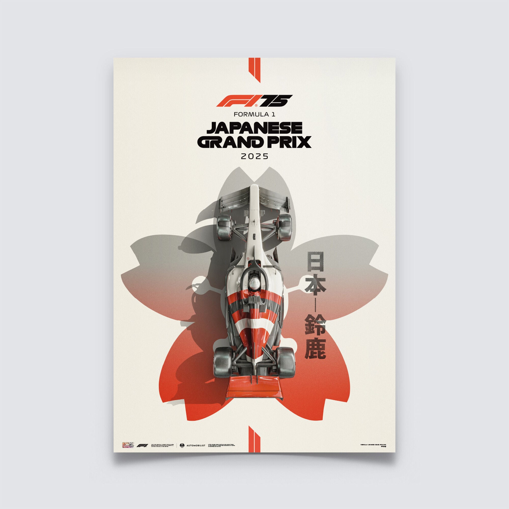 Affiche du Grand Prix du Japon de Formule 1 2025 - No Gender Taille: One Size Only