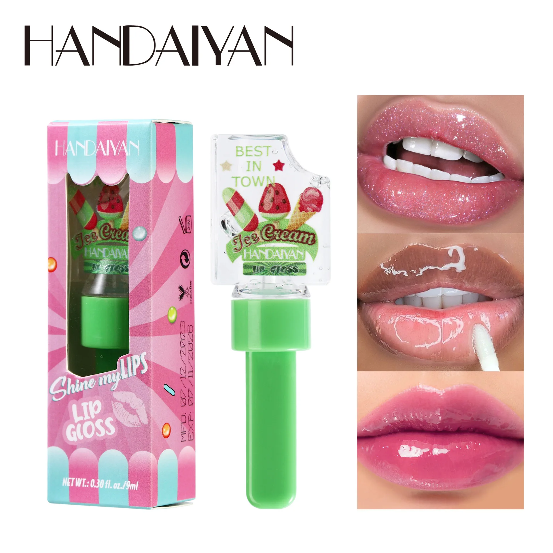 Jelly Moisturizing Lip Gloss Toop Lip Pearlescent Glass Hydrating Mirror Lip Gloss Image