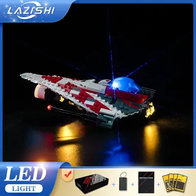 Lazishi LED-Licht 75388 Set geeignet für die Starfighter-Bausteine von Jedi Bob (nur mit Beleuchtungs zubehör) Image