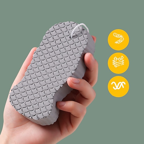 Superweicher Peeling-Badeschwamm, ultraweicher Badeschwamm, Körperduschschwamm, Spa-Peeling, Peeling abgestorbene Haut, wiederverwendbarer Schwamm-Badeschwamm für Erwachsene, Kinder und schwangere