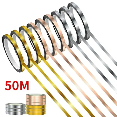 50 m selbstklebende Fliesenaufkleber, Klebeband, Boden, wasserdicht, Wandspalt, Dichtungsstreifen, Image