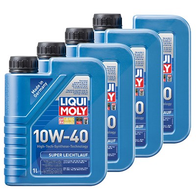 Liqui Moly 4x 1 L Super Leichtlauf 10W-40 [Hersteller-Nr. 1300] Image