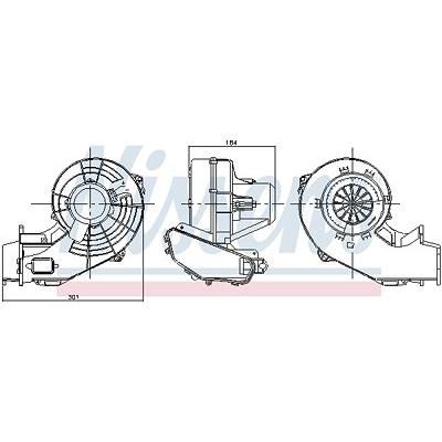 Nissens Innenraumgebläse [Hersteller-Nr. 87247] für Opel Image