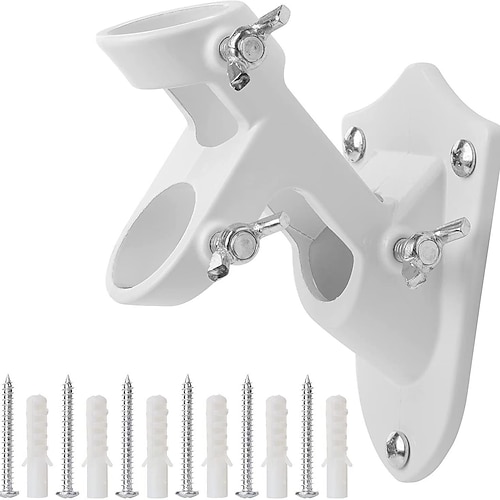 Supporto per palo della bandiera Supporto per palo della bandiera da esterno Staffa portabandiera in metallo ad alta resistenza Supporti di montaggio in lega di alluminio Supporto per bandiera da