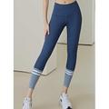 Per donna Pantaloni da yoga Leggings da yoga Vita Alta Yoga Allenamento in Palestra Pilates Collant Blu Reale Viola Spandex Gli sport Abbigliamento sportivo Elasticizzato Taglia piccola