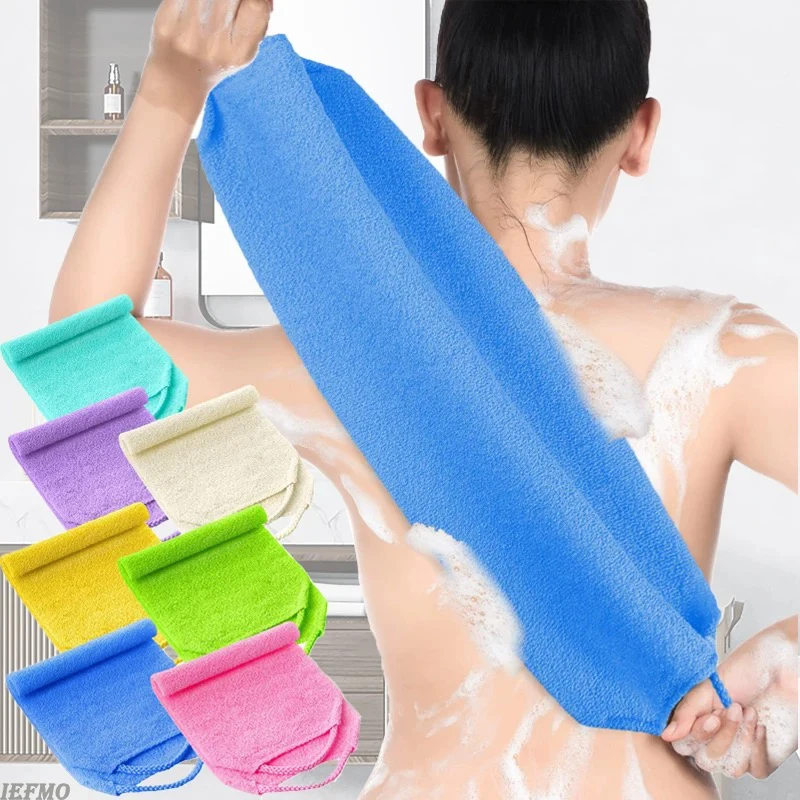 1/2 stücke Blatt Peeling Bad Handtuch Bad Dehnbar Zurück Ganzkörper Peeling Handtuch Super Saugfähigen Peeling Handtuch Bad Lieferungen Image