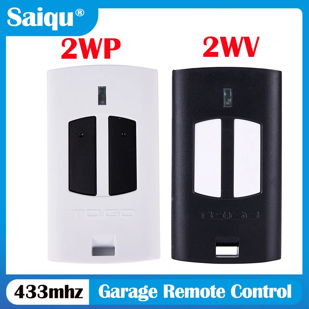 TO GO WV 2WV 2WP 433,92 MHz Garagentor-Fernbedienung 433,92 MHz Tor-Türöffner-Sender-Schlüsselanhänger Image
