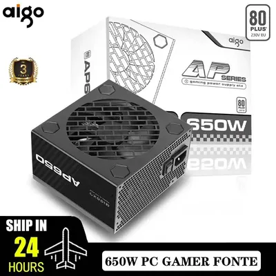 Aigo AP Netzteil PC 550 W 650 W 750 W Diy Gaming 80 PLUS 230 V EU 120 MM Mute FAN ATX Image