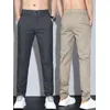 Baumwolle Dünne männer Business Casual Hosen Sommer Gerade Slim Fit Mode Stretch Feste Hosen Koreanische männer Hosen Größe 28-38