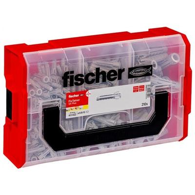 fischer Spreizdübel-Sortiment »FixTainer - SX Plus« 210 Stück grau