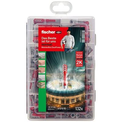 fischer Universaldübel-Sortiment »Meister-Box - DuoPower 2K« 132 Stück grau Image