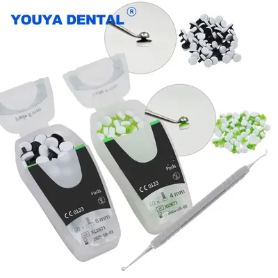 Dental Instruments Pad Composite Resin Filling Spatula Foam Pads Modeling Assortment Kit Anterior