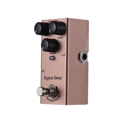Guitar Effects Pedal Digital Delay Control DC 9V 6.35mm Input/Output Electric Guitar Digital Delay