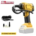 Adatto per DeWALT Compressore d'aria a batteria Gonfiatore automatico per pneumatici Pompa elettrica a batteria con manometro digitale per bici da auto