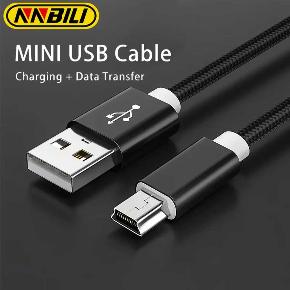 NNBILI Mini Cavo USB Mini USB a USB Trasferimenti Veloci di Dati Cavo di Caricatore per Lettore MP3 MP4 Auto DVR GPS Fotocamera Digitale Cavo HDD ﻿