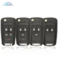 MIGLIORE CHIAVE 2/3/4/5 Bottoni Chiave A Distanza Dell'automobile Borsette Caso Fob Per Chevrolet Lova Sail Aveo Cruze Chiave Dell'automobile Sostituire Flip HU100 Chiave