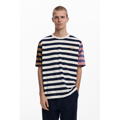Striped T-shirt with logo