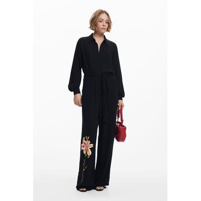 Orchid belt jumpsuit