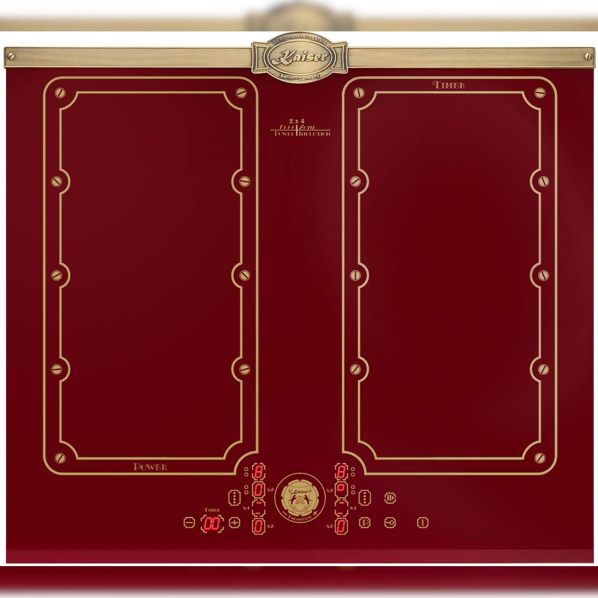 Kaiser KCT 6192 FI RotEm Induktionskochfeld 60 cm FREE ZONE mit 2 FLEX Induktions-Zonen Image