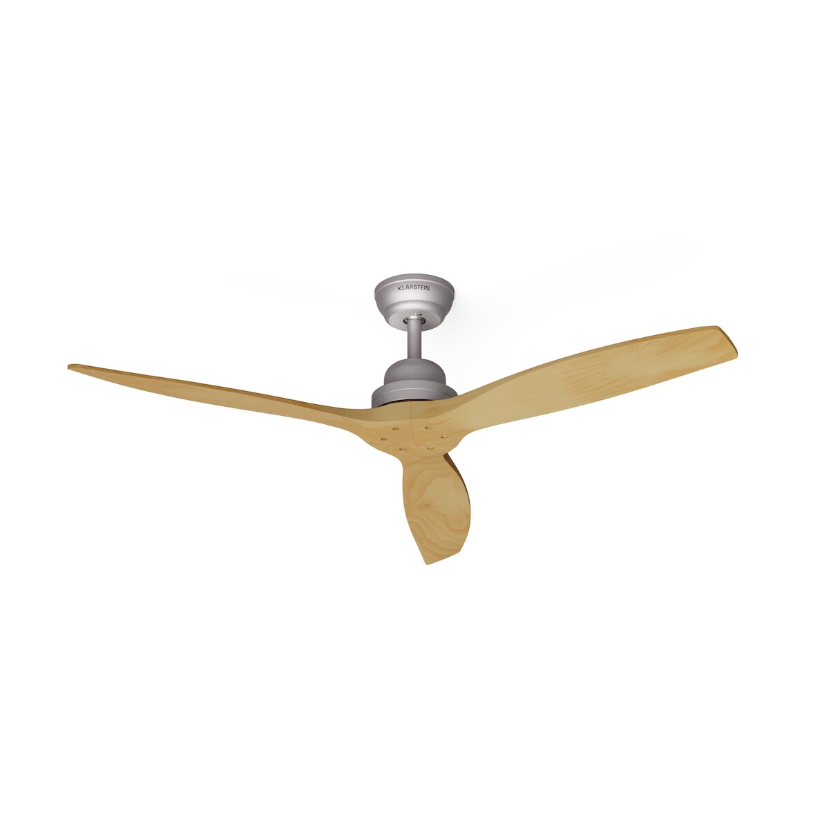 Klarstein Santa Elena Smart Deckenventilator 52` 10260m³/h Echtholzflügel 6 Stufen Fernbedienung App-Steuerung Ahorn 132 Image