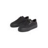 Plateausneaker TOMMY HILFIGER "ESSENTIAL VULC TEXTILE SNEAKER", Damen, Gr. 40, schwarz, Textil, sportlich, Schuhe, Freizeitschuh, Halbschuh, Schnürschuh mit goldfarbenen Details