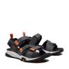 Sandale TIMBERLAND "GARRISON TRAIL BACKSTRAP SANDAL", Gr. 47,5, md grau webbing, Textil, sportlich, Schuhe, mit Klettverschluss