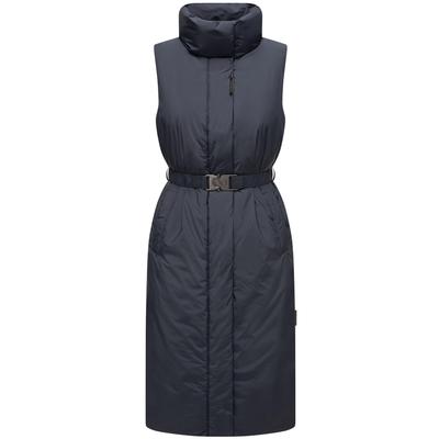 Longweste NAVAHOO "Abendlied XIV", Damen, Gr. XXXL (46), blau (navy), Obermaterial: 100% Polyester (recycelt), Innenfutter: 100% Polyester (recycelt), Wattierung: 100% Polyester (recycelt), modisch, gerade kniebedeckend, hoch geschlossener... Image