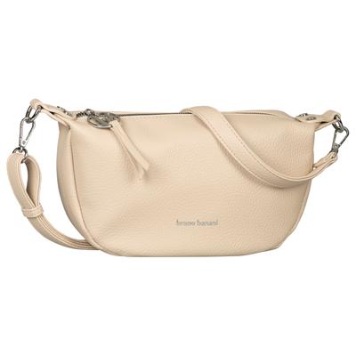 Schultertasche BRUNO BANANI "Amalfi", Damen, Gr. B/H/T: 28cm x 16cm x 9cm, beige, Lederimitat, Taschen, abnehmbarer Schulterriemen Handtasche Damen in modischer Form Image