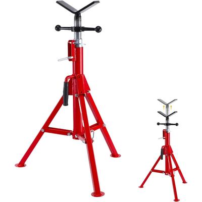Portable V-Head Pipe Jack Stand Adjustable Height 28-52 Inches