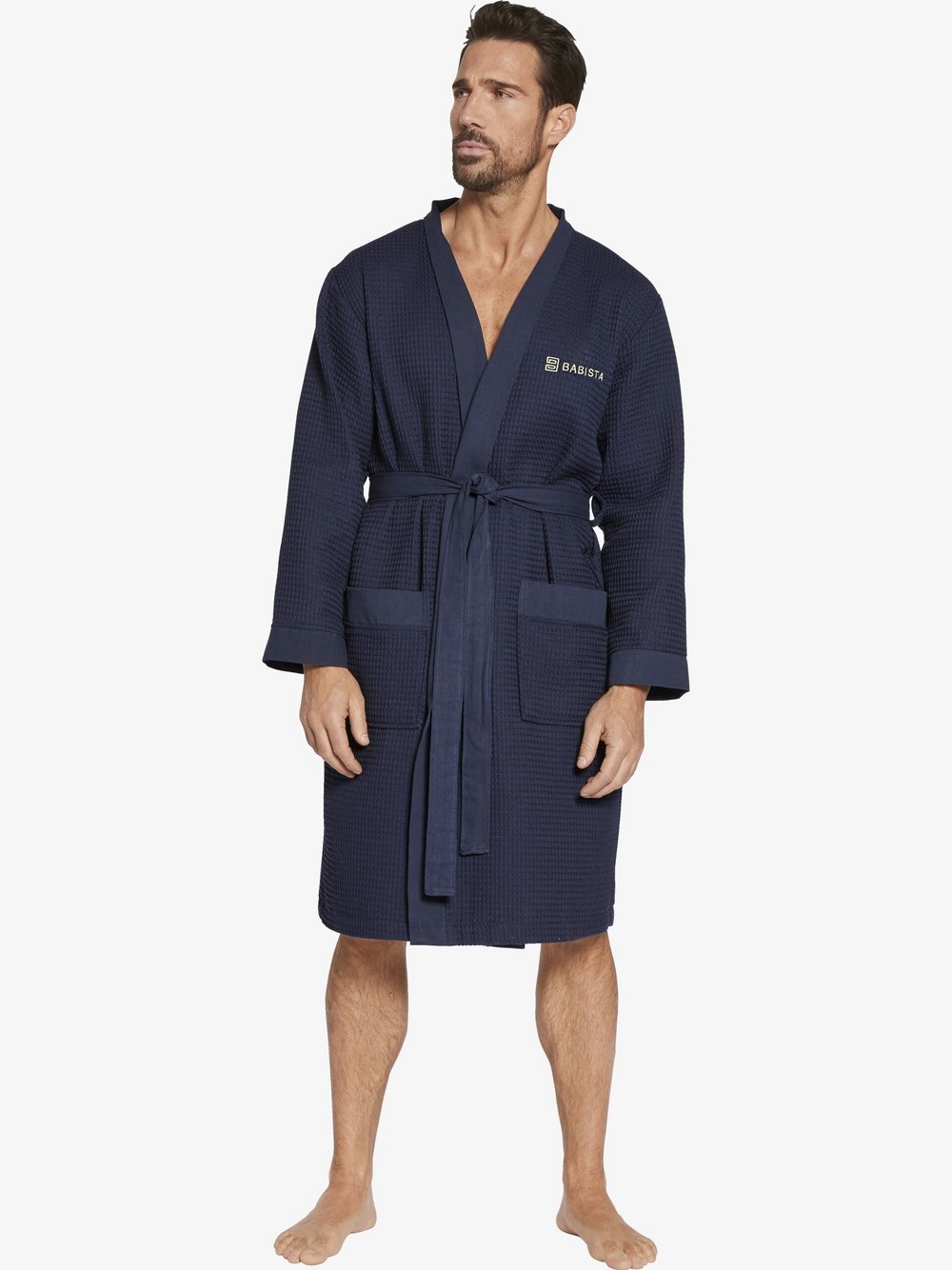 BABISTA Bademantel Herren blau, M Image