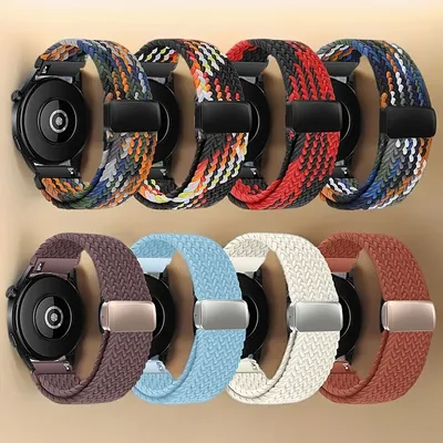 18/20/22 geflochtene Schlaufe für Amazfit GTR4 Band Magnetarmband Armband für Samsung Watch/Garmin Watch/Huawei Watch/Xiaomi Watch