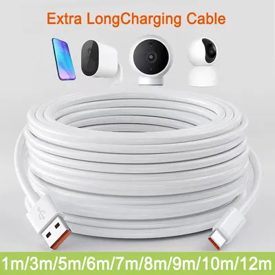 TYPE-C Micro USB Charging Cable Cord For Android Smart Phone 1m/2m/3m/5m/6m/7m/8m/10m/12m Data Cable Cord Fast Charger Cable