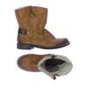 Rieker Damen Stiefelette, Gr. 40, orange, Kunstleder