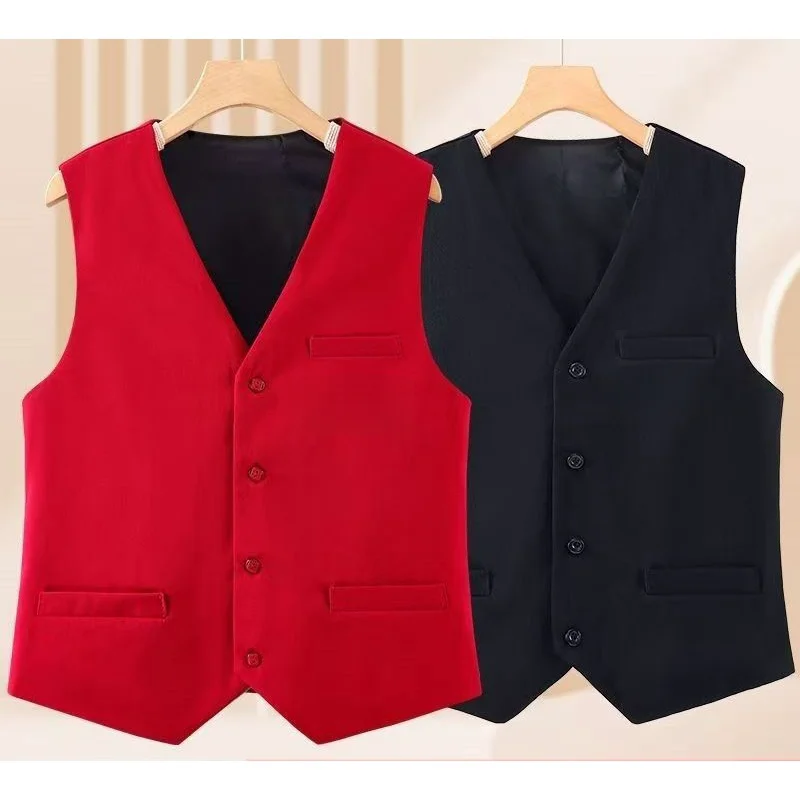 Neue Casual Chic In Büro Dame Plus Größe Weste Passenden Elegante Dame Weste V-ausschnitt Ärmellose Tank Top Lose mantel Jacke Image