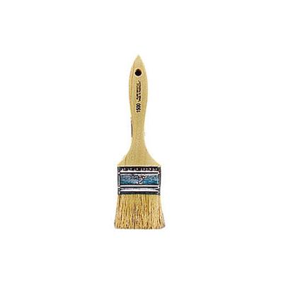 Linzer White Chinese Bristle Paint Brush, 5/16 in Thick, 1 in Wide, Wood Handle (449-1500-1) Box of 36
