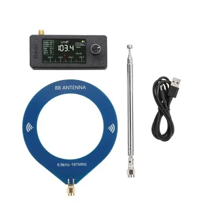 Updated Version ATS-mini V2 0.5-108MHz SI4732 Mini Radio Pocket SSB Radio with 2pcs Antenna FM/AM