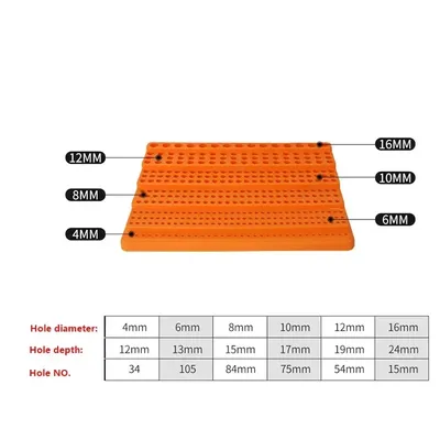 Router bit collecting box ER16 ER20 ER32 collets storage rack milling cutter plastic storage case