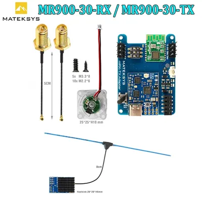 MATEK MATEKSYS MLRS MAVLINK 900MHZ TX MODULE KIT MR900-30-TX / MLRS MAVLINK 900MHZ RECEIVER
