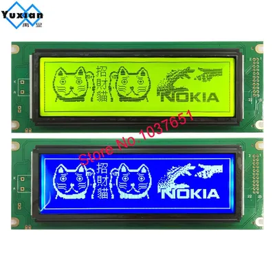 24064 Lcd Display Panel UCI6963 or T6963 LCM24064 LM24064DBY instead DMF5005 free shipping 1pcs