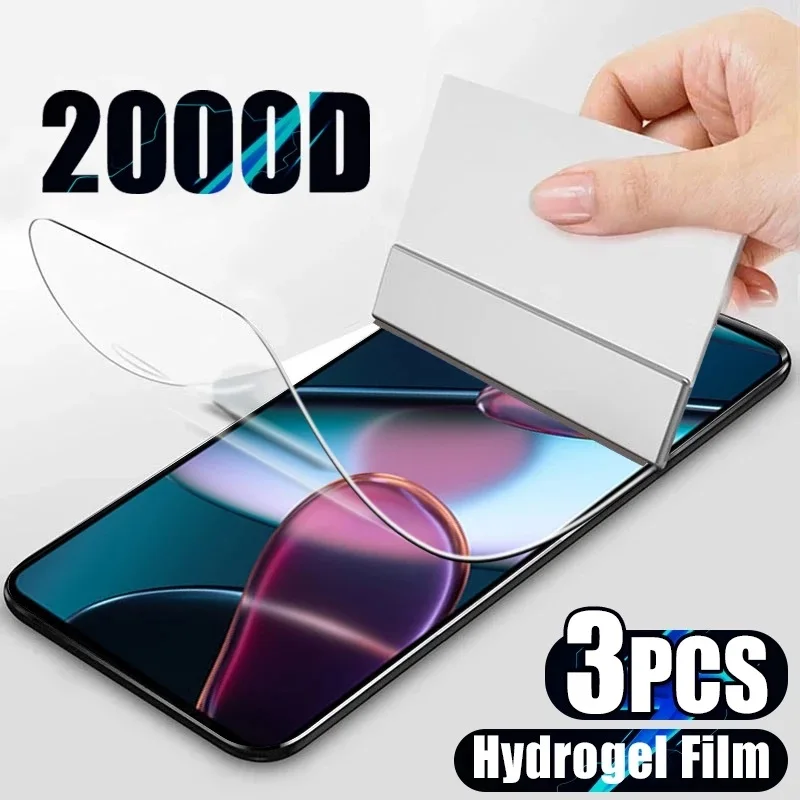 3Pcs Hydrogel Film For Motorola G73 G53 5G G23 G13 E13 G53j G53y G14 G54 G84 Screen Protector