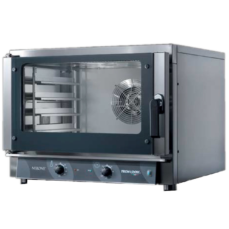 Umluftofen Tecnodom FEM04NEMIDV - 4 Pfannen GN1/1 oder 60x40 cm - Elektromechanisch Image