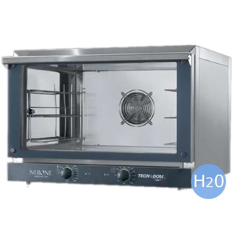 Umluftofen Tecnodom FEM03NEPSV-PLUSH2O - 3 Backbleche GN1/1 oder 60x40 cm - Digital - Kipptür Image