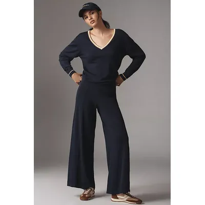 The Upside Greenwich Long-Sleeve V-Neck Top