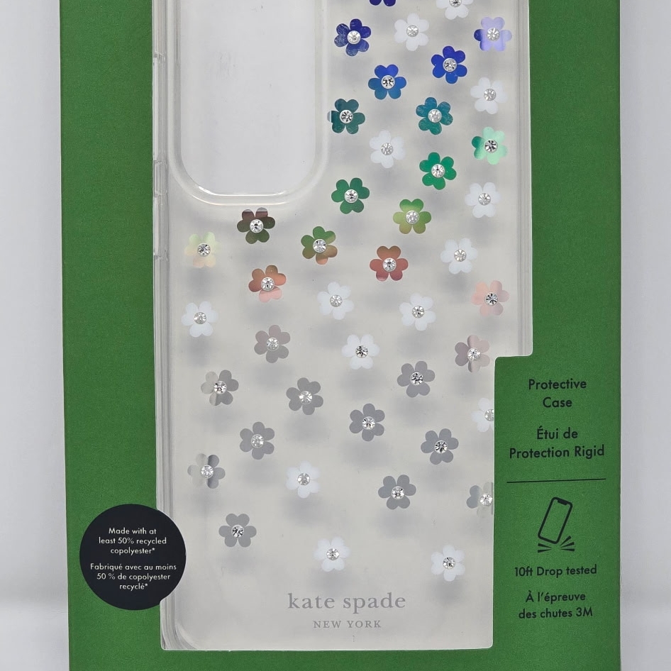 Kate Spade Cell Phones & Accessories | Kate Spade Floral Protective Phone Case - Clear With Multicolor Flowers | Color: White | Size: Os