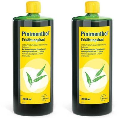 Pinimenthol Erkältungsbad ab 12 Jahre 2x 2x1000 ml Bad Image