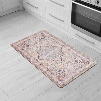 Traditional Medallion Cushioned Anti Fatigue Standing Kitchen Mat