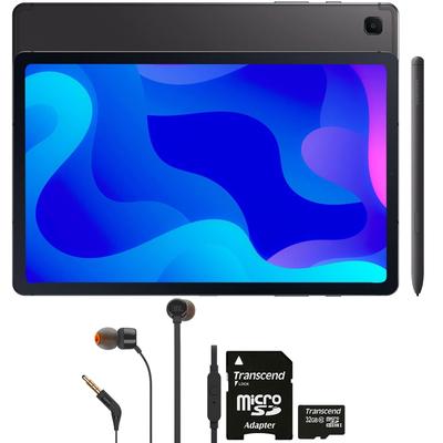 Samsung Galaxy Tab S6 Lite 10.4" Tablet, 64GB Memory with Samsung Book Cover, S Pen + 32GB MicroSD Card + In Ear Headphones