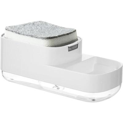 Spülmittelspender, Seifenspender für Küchenspüle, 2-in-1-Spülmittelspender mit Schwammhalter, Image