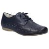Slipper JOSEF SEIBEL "Fiona 83", Damen, Gr. 37, blau (dunkelblau), Leder, elegant, Schuhe, Schlupfschuh, Komfortschuh mit elastischen Senkeln